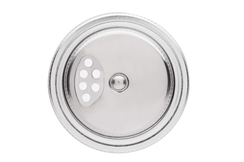 Jarware Stainless Steel Spice Shaker, Regular Mouth Mason Jar Spice Lid - Image 5